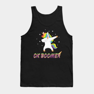 ok boomer unicorn Tank Top